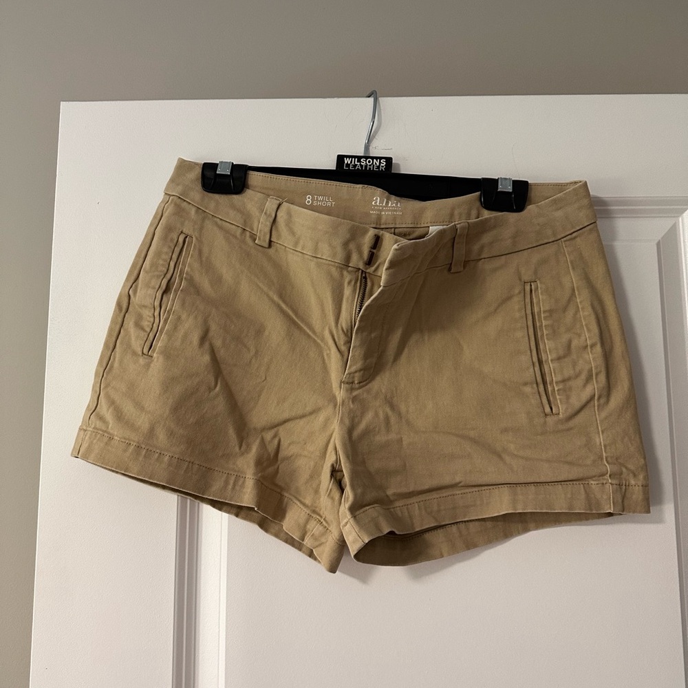 a.n.a Women's Tan Dress Shorts